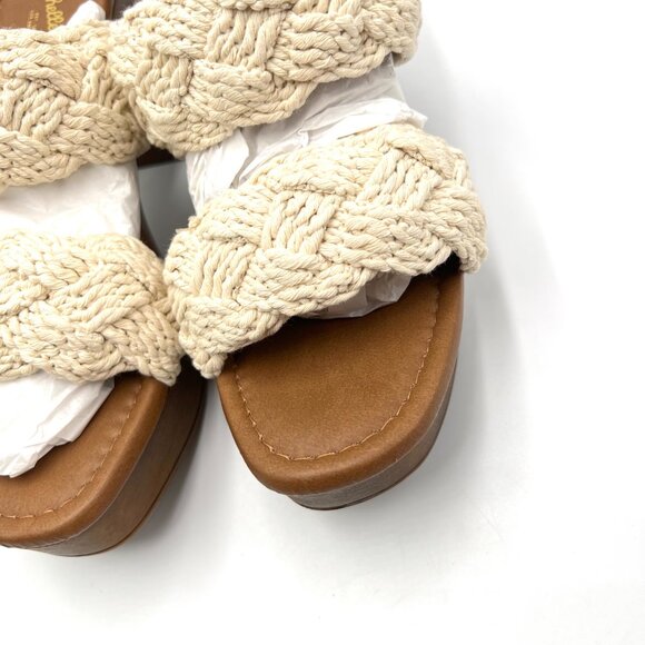 Seychelles Womens Size 9.5 Smoke Show Natural Macrame Clogs Mules Heels Shoes‎ - Picture 5 of 13